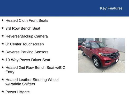 Certified 2020 Ford Explorer XLT w/ Comfort Package RWD image 31