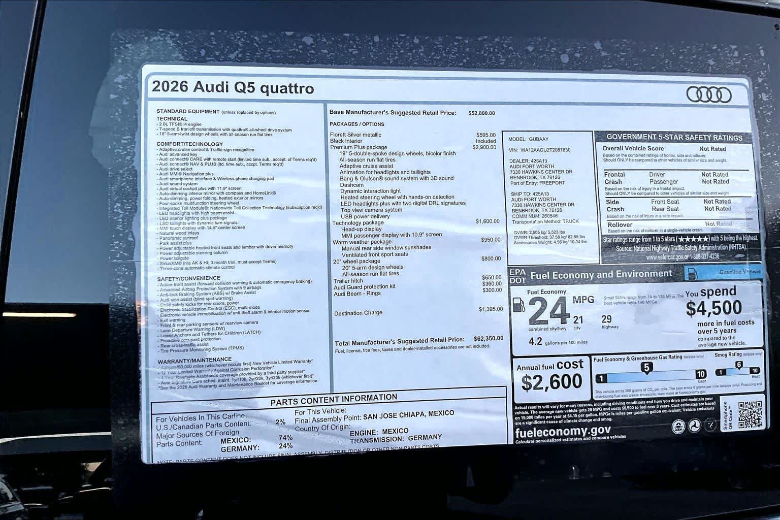 New 2026 Audi Q5 Premium Plus AWD/4WD image 16