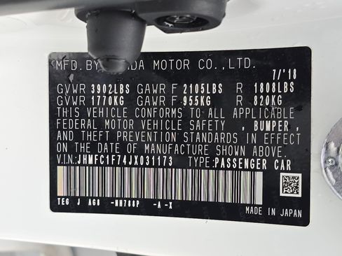 Used 2018 Honda Civic EX-L image 35