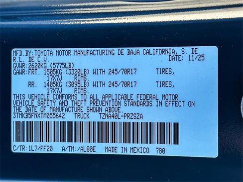 New 2026 Toyota Tacoma SR5 image 24