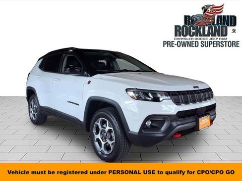 Certified 2022 Jeep Compass Trailhawk w/ Trailhawk Convenience Group AWD/4WD image 1