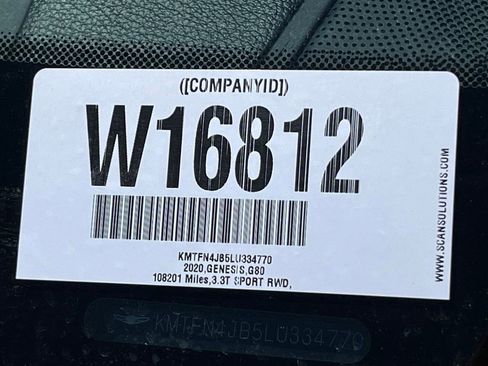 Used 2020 Genesis G80 3.3T Sport RWD image 6