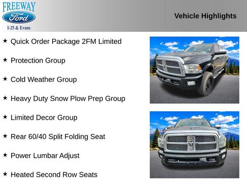 Used 2012 RAM 3500 Laramie Longhorn AWD/4WD image 2
