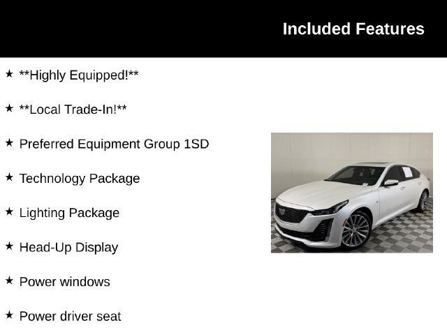 Certified 2023 Cadillac CT5 Premium Luxury w/ Technology Package RWD image 4