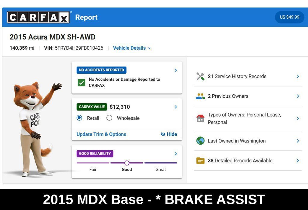 Used 2015 Acura MDX SH-AWD image 9