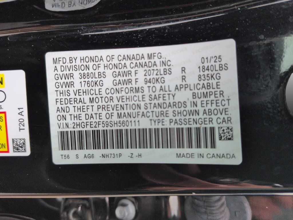 Used 2025 Honda Civic Sport image 31