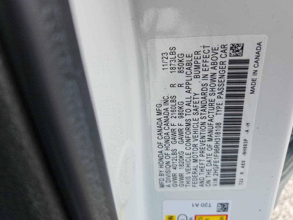 Used 2024 Honda Civic Touring image 36