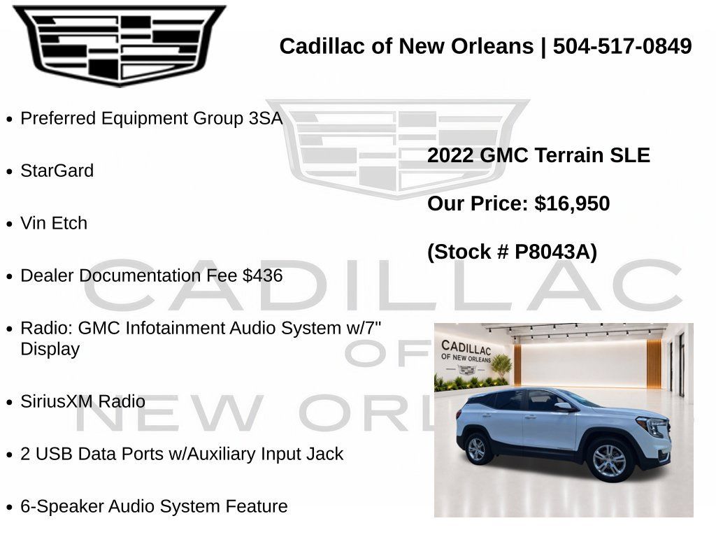 Used 2022 GMC Terrain SLE FWD image 7