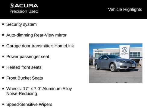 Certified 2018 Acura ILX w/ Premium Package image 17