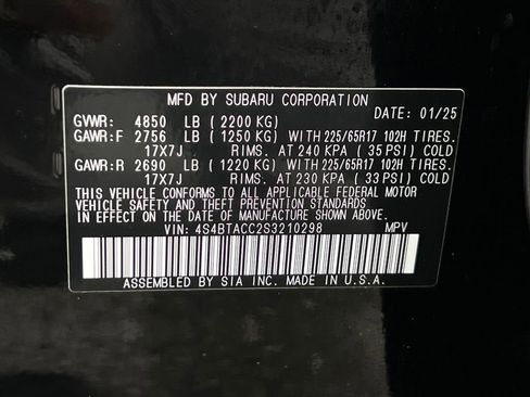 Certified 2025 Subaru Outback Premium image 31