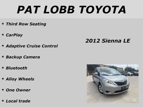 Used 2012 Toyota Sienna LE FWD image 17