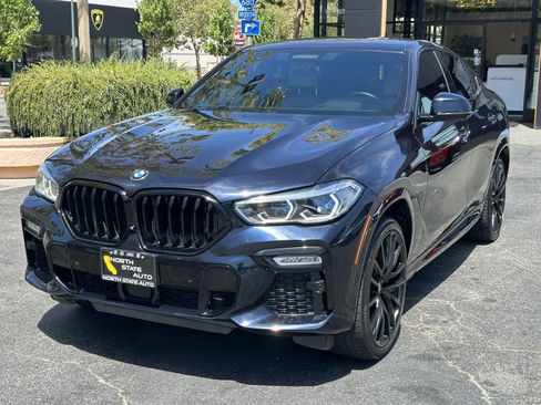 Used 2021 BMW X6 M50i w/ Executive Package AWD/4WD image 3