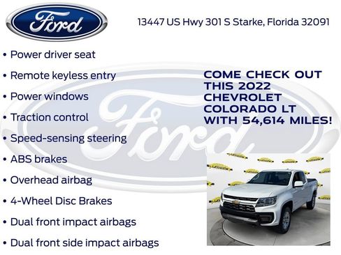 Used 2022 Chevrolet Colorado LT w/ Fleet Safety Package image 25