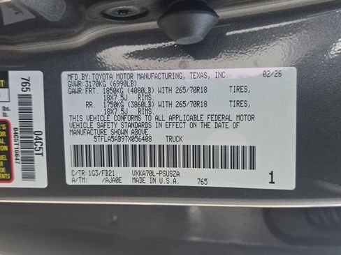 New 2026 Toyota Tundra SR5 image 34