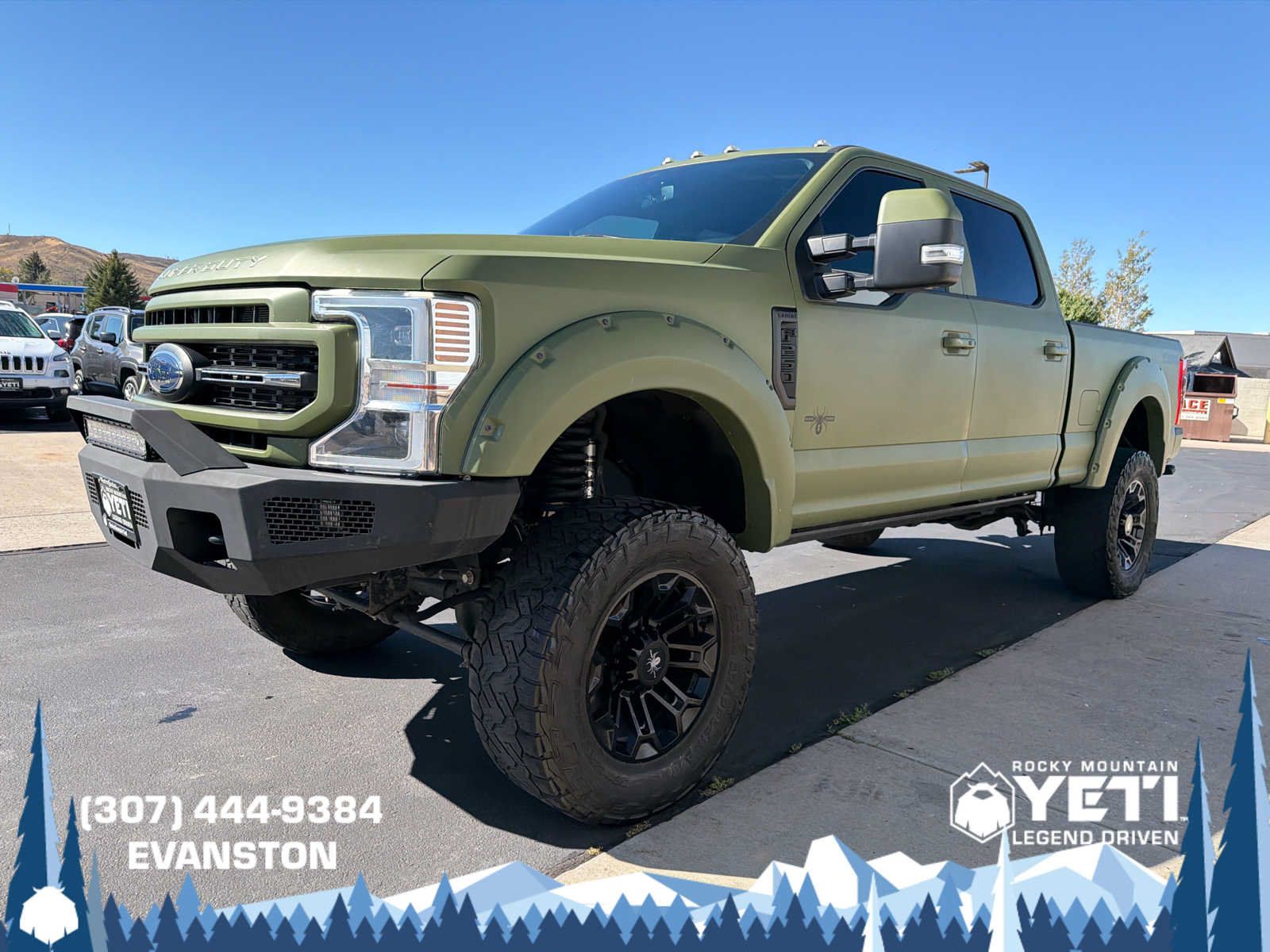 Used 2021 Ford F250 Lariat w/ Lariat Ultimate Package AWD/4WD image 7
