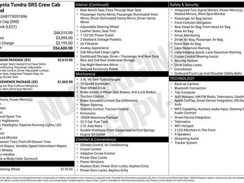 Used 2026 Toyota Tundra SR5 w/ SR5 Premium Package RWD image 34