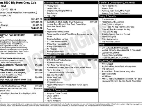 New 2026 RAM 3500 Big Horn AWD/4WD image 7