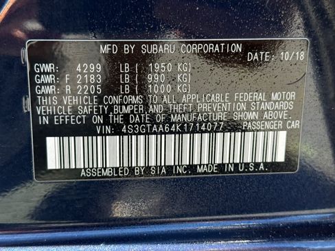 Used 2019 Subaru Impreza 2.0i AWD/4WD image 27