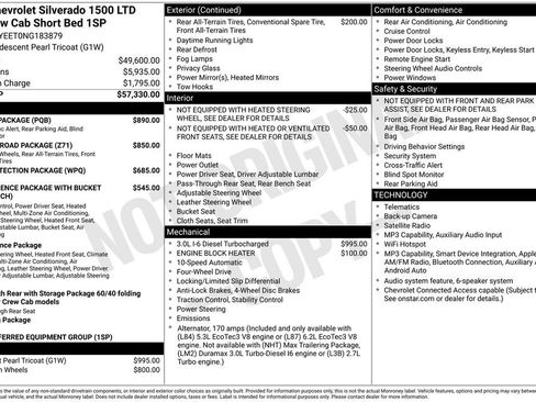 Used 2022 Chevrolet Silverado 1500 RST w/ Safety Package AWD/4WD image 2