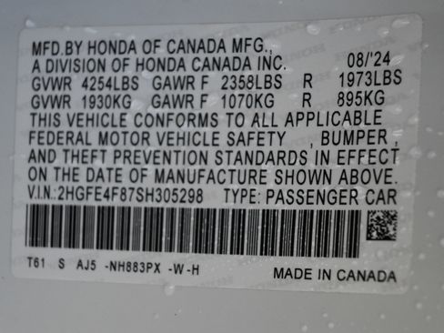 Used 2025 Honda Civic Sport Touring image 35