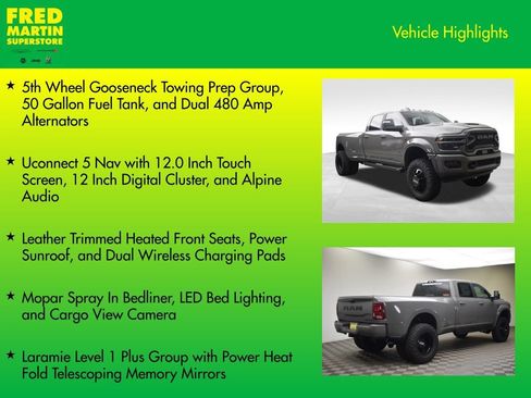 New 2026 RAM 3500 Laramie w/ Night Edition AWD/4WD image 15