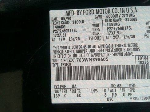 Used 1998 Ford F150 XLT image 15