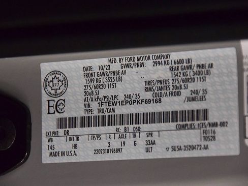 Used 2023 Ford F150 Lariat w/ Equipment Group 502A High AWD/4WD image 17