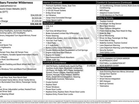 Used 2023 Subaru Forester Wilderness image 8