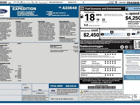 Used 2023 Ford Expedition Platinum AWD/4WD image 28