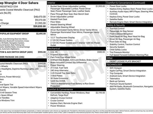 New 2026 Jeep Wrangler Unlimited Sahara AWD/4WD image 27