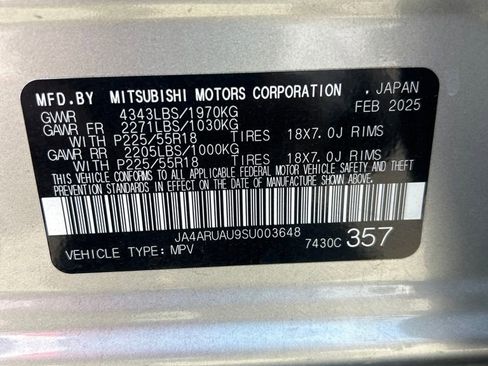 Used 2025 Mitsubishi Outlander Sport SE AWD/4WD image 3