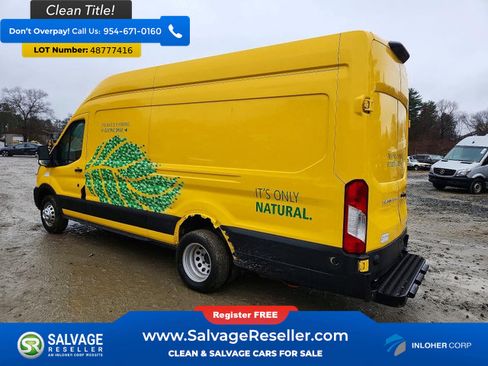 Used 2020 Ford Transit 350 148 High Roof Extended DRW w/ Load Area Protection Package RWD image 3