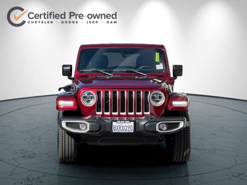 Certified 2021 Jeep Wrangler Unlimited Sahara w/ Cold Weather Group AWD/4WD image 9
