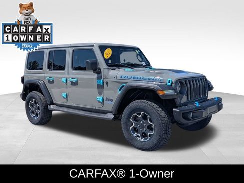 Used 2022 Jeep Wrangler Unlimited Rubicon 4xe w/ Steel Bumper Group AWD/4WD image 2
