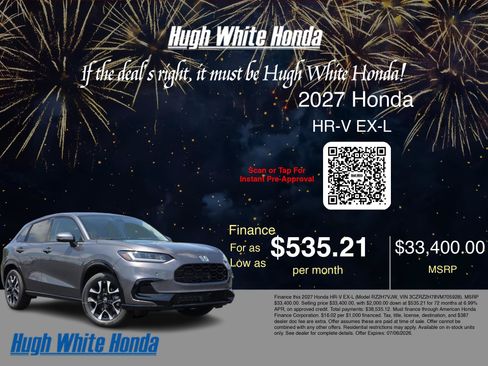New 2027 Honda HR-V EX-L image 7