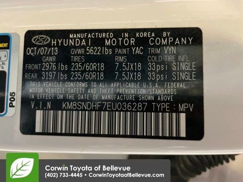 Used 2014 Hyundai Santa Fe Limited image 28