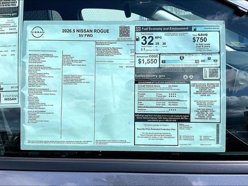 New 2026 Nissan Rogue SV FWD image 12