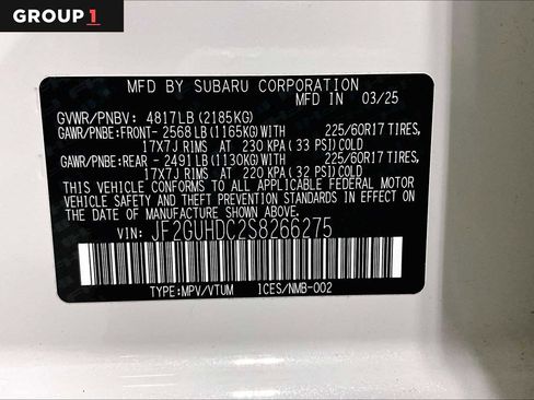 Certified 2025 Subaru Crosstrek 2.0i Premium image 36