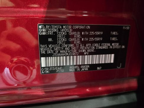 Used 2021 Toyota Venza XLE w/ Softex Package AWD/4WD image 34