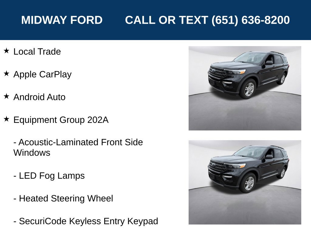 Used 2022 Ford Explorer XLT w/ Equipment Group 202A AWD/4WD image 7
