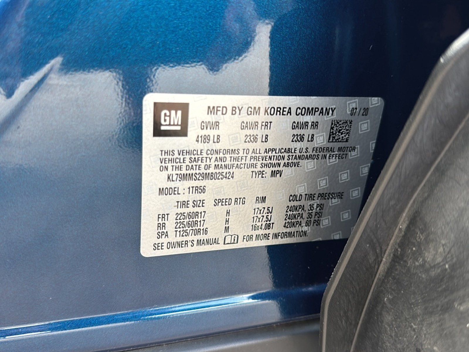 Certified 2021 Chevrolet TrailBlazer LS FWD image 42
