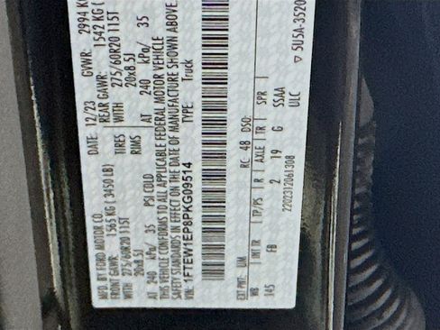 Used 2023 Ford F150 XLT w/ Equipment Group 302A High image 12