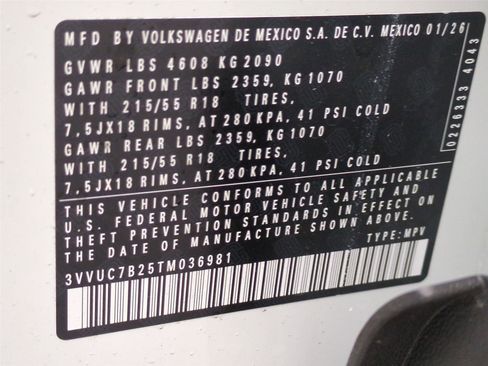 New 2026 Volkswagen Taos SE AWD/4WD image 23