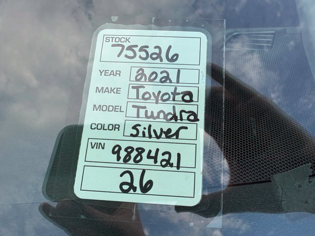 Used 2021 Toyota Tundra SR5 w/ TRD Off-Road Package AWD/4WD image 38