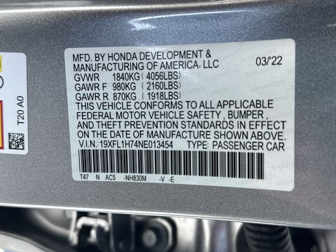 Used 2022 Honda Civic EX-L image 35