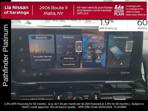 New 2026 Nissan Pathfinder Platinum image 20