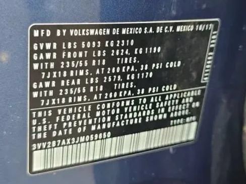 Used 2018 Volkswagen Tiguan SEL AWD/4WD image 57