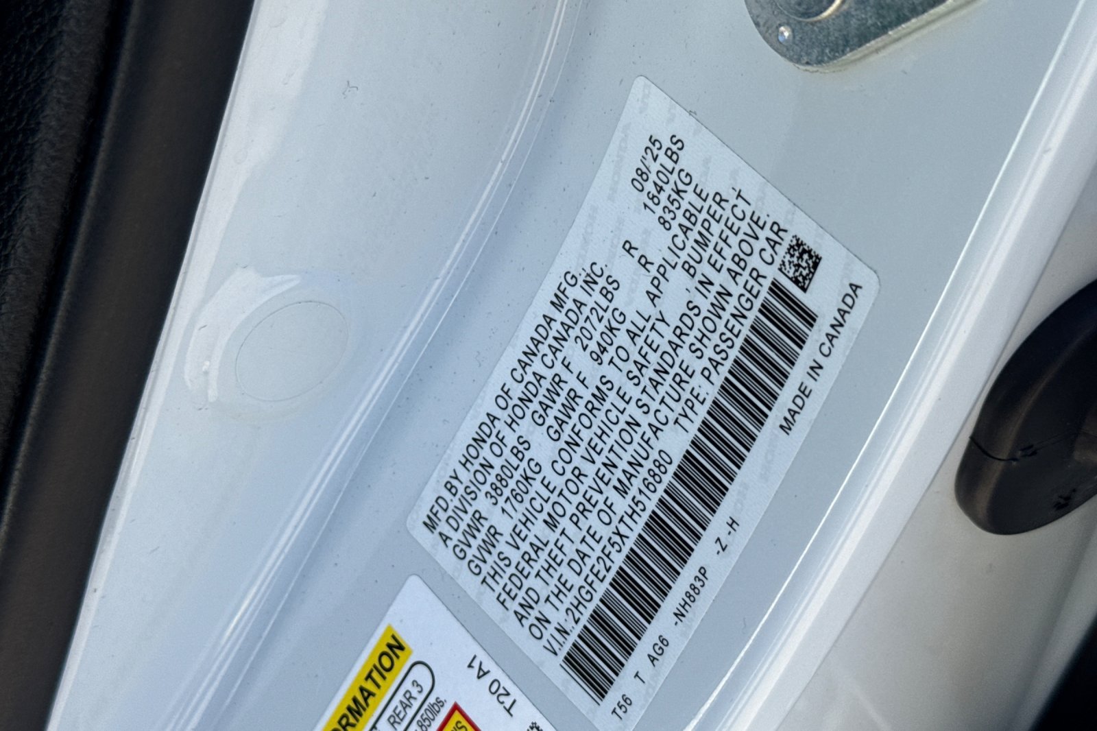 Certified 2026 Honda Civic Sport image 27
