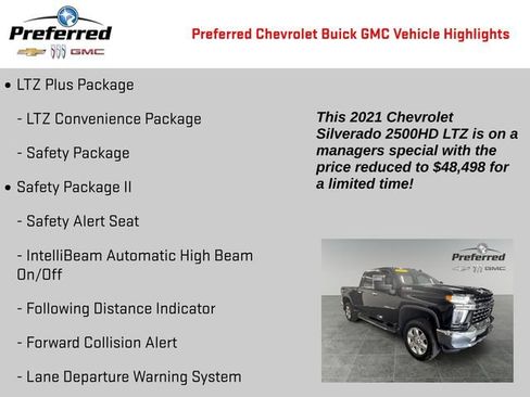 Used 2021 Chevrolet Silverado 2500 LTZ w/ LTZ Plus Package AWD/4WD image 6