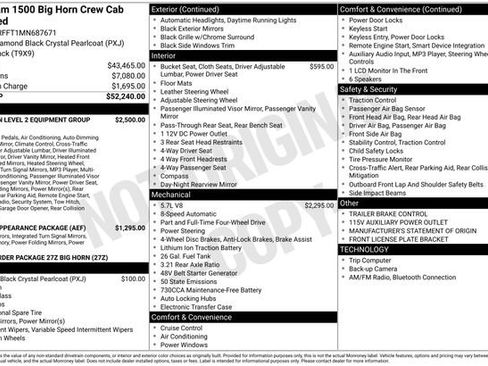 Used 2021 RAM 1500 Big Horn AWD/4WD image 17